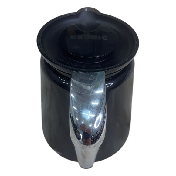 Keurig Thermal Carafe 2.0 Series Replacement Carafe Pot Silver Black 12 Cup - Picture 2 of 8